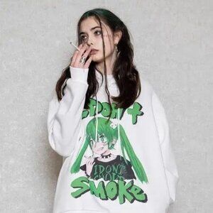 Jun Inagawa Donsmoke Hatsune Miku I Don’t Smoke Hoodie, asap rocky, ian connor,